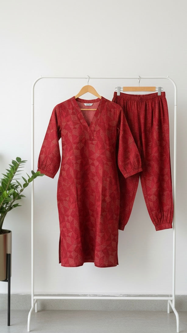 Women kurta with pant set/coord set