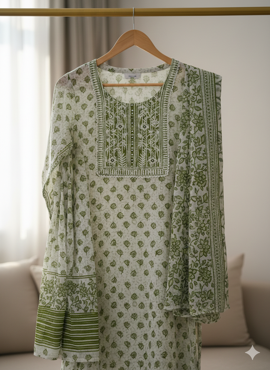Women kurti set with duppata