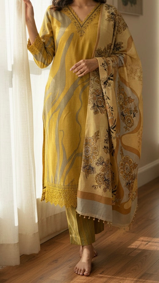 Kurti set with duppata