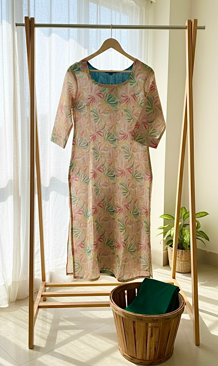 Tissue silk coord set/ kurta pant