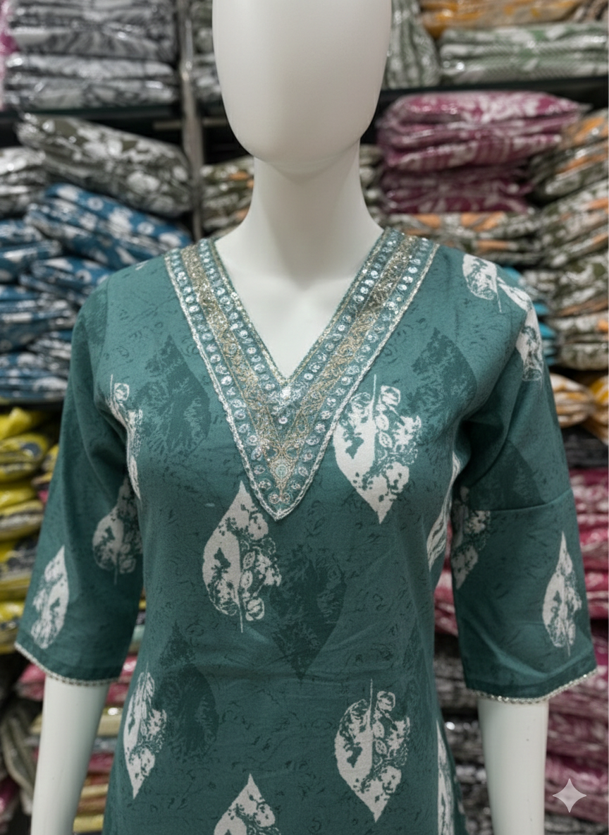 Women kurti and Pant set/coord set