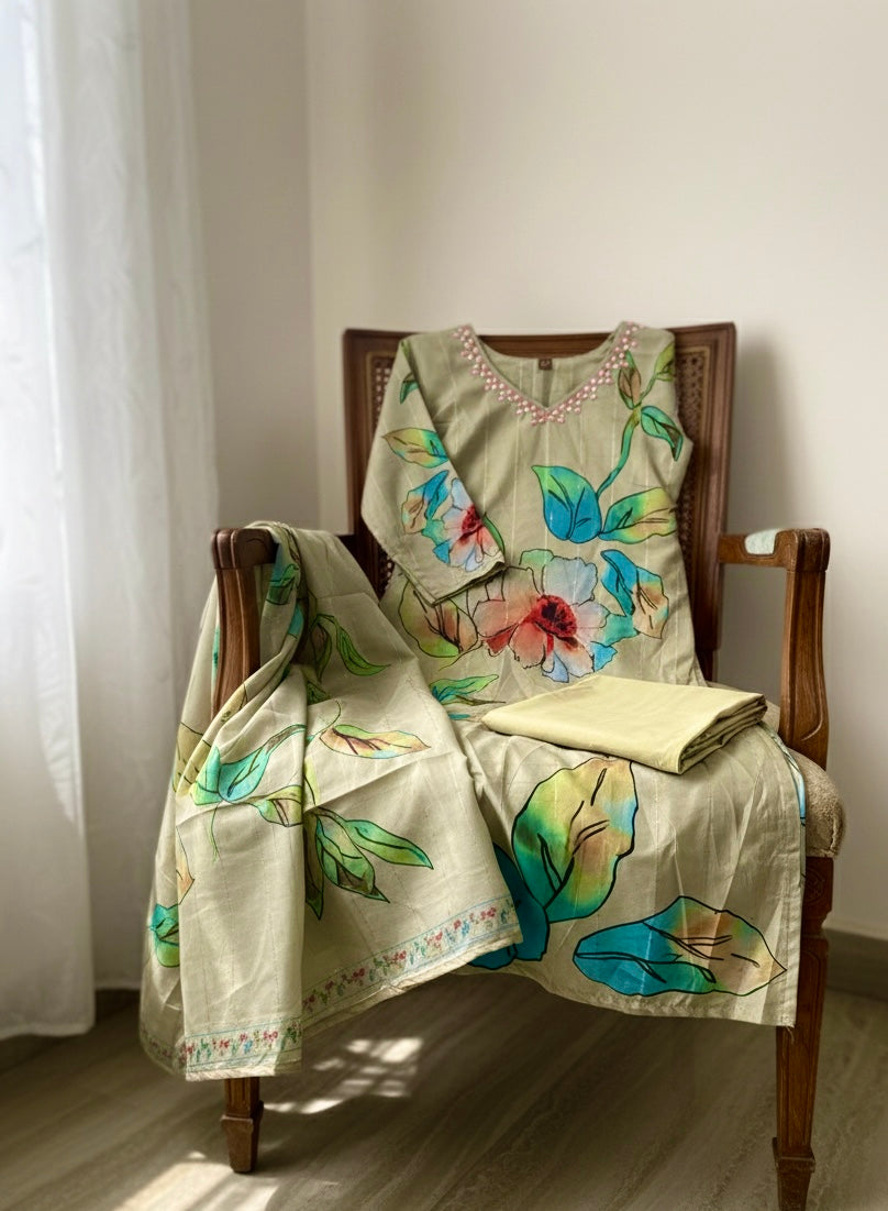 Women kurti set with duppata