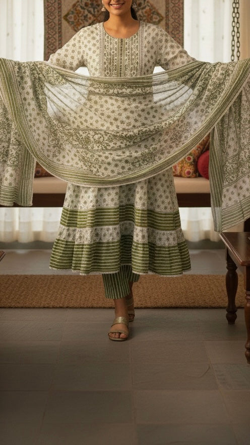 Women kurti set with duppata