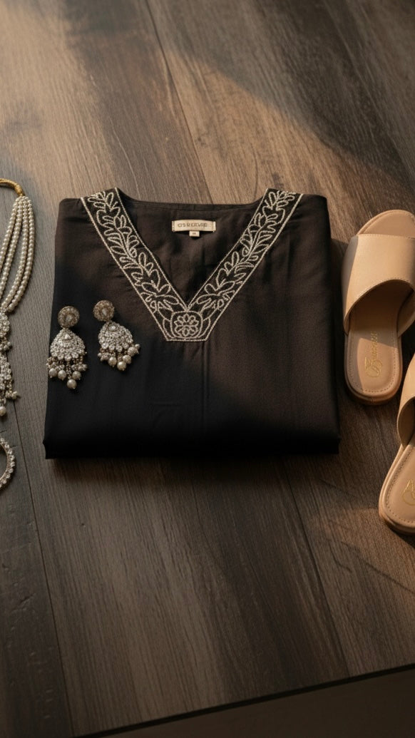 Embroidered coord set/kurta pant set