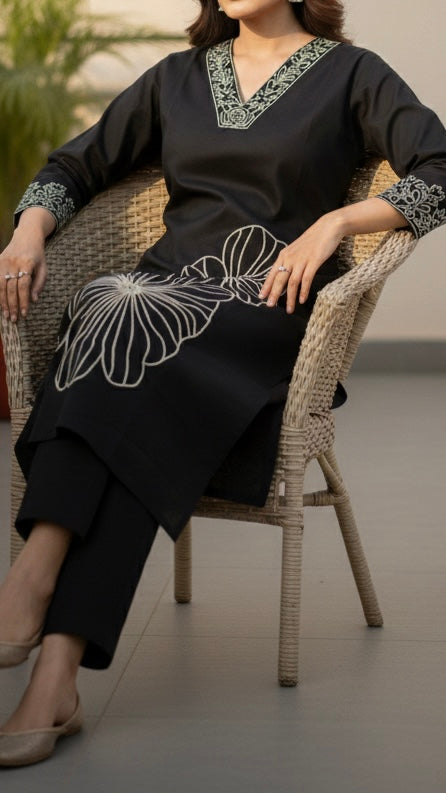 Embroidered coord set/kurta pant set