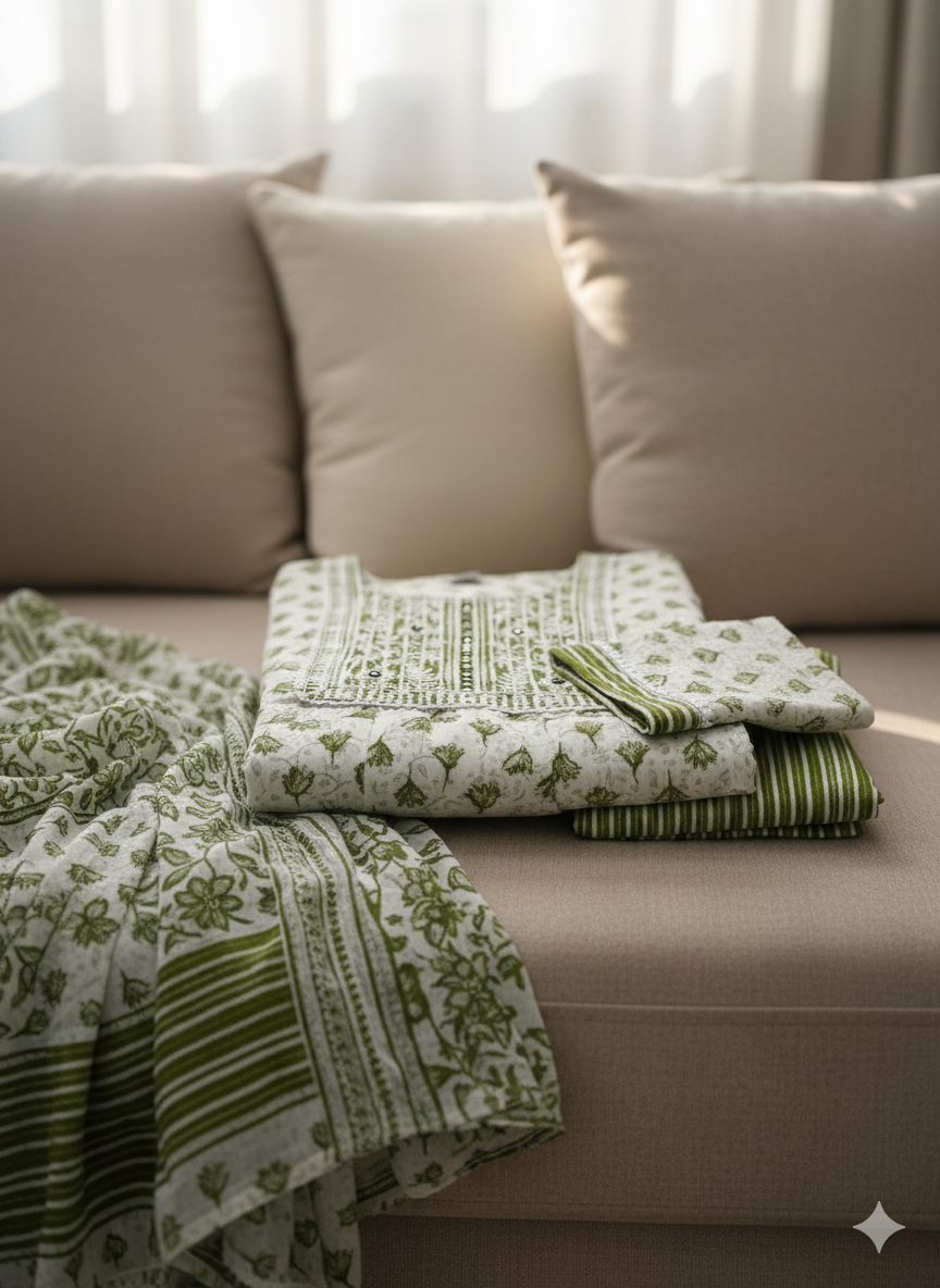 Women kurti set with duppata