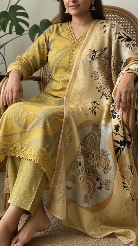 Kurti set with duppata