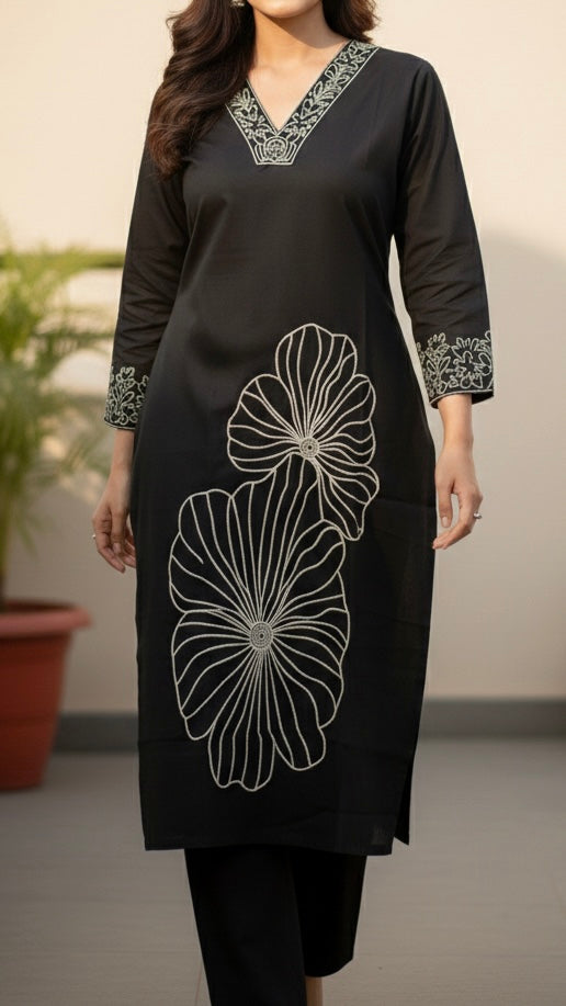 Embroidered coord set/kurta pant set