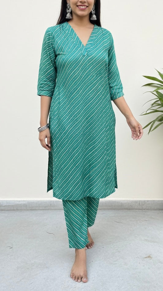 Women kurta pant set/coord set