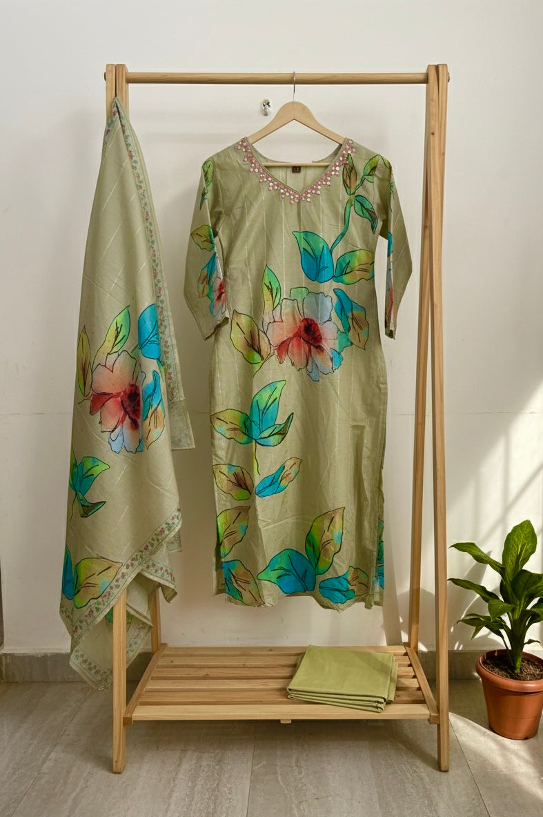 Women kurti set with duppata