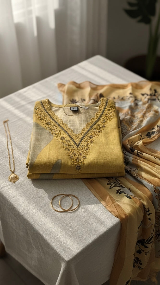 Kurti set with duppata