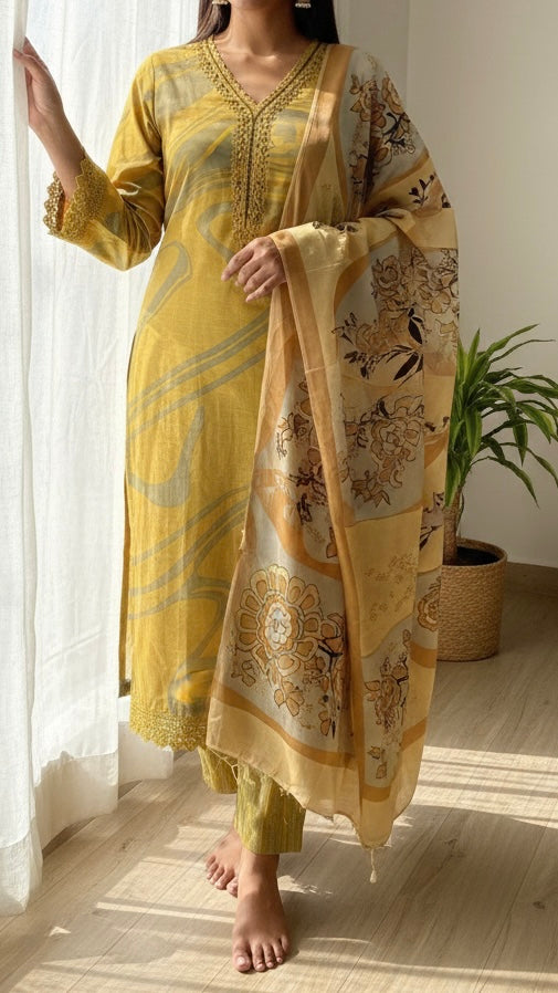 Kurti set with duppata