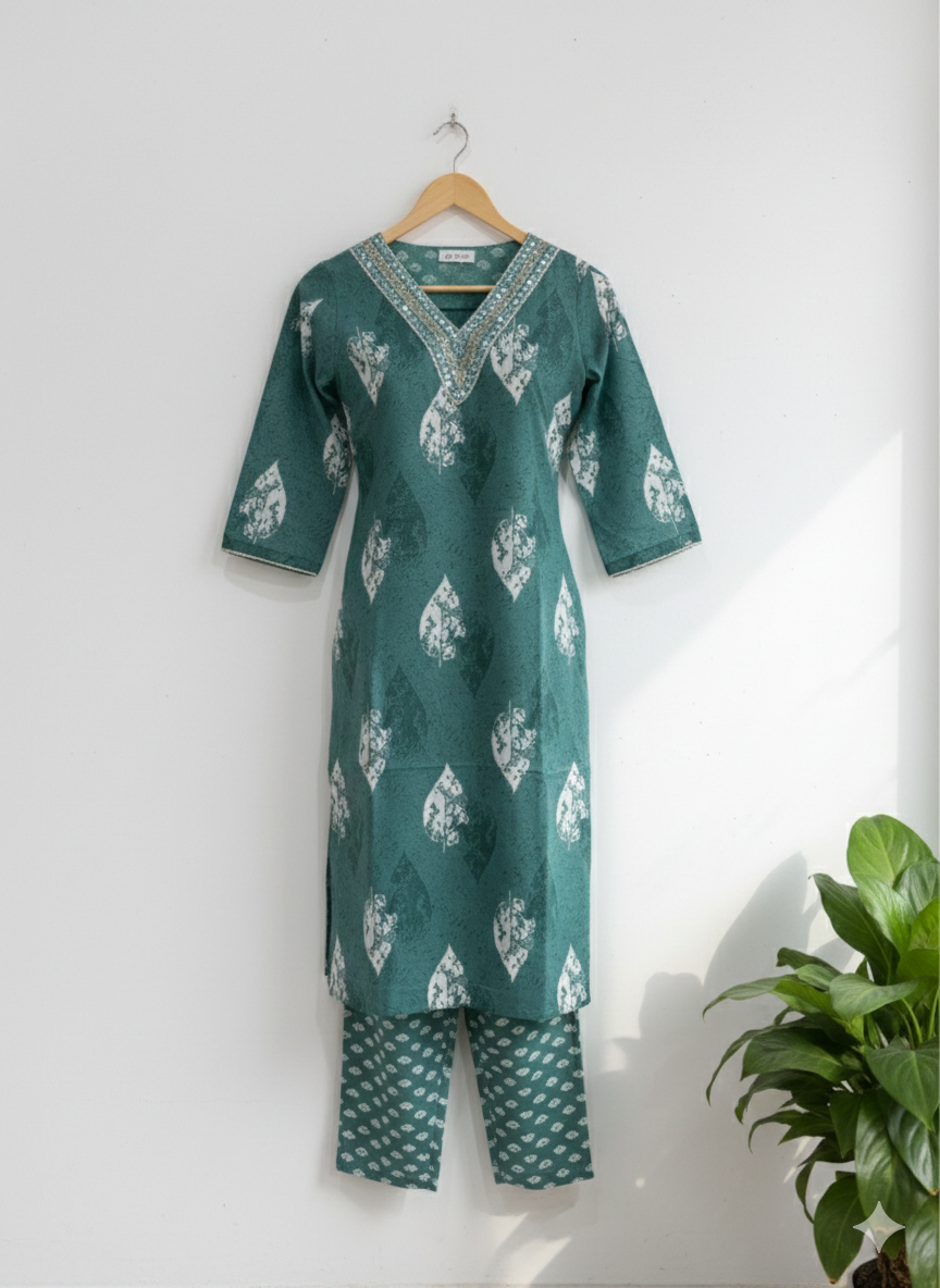 Women kurti and Pant set/coord set