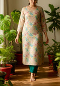 Tissue silk coord set/ kurta pant