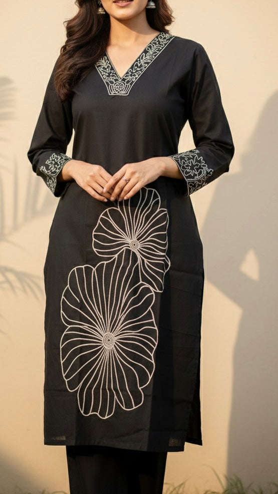 Embroidered coord set/kurta pant set