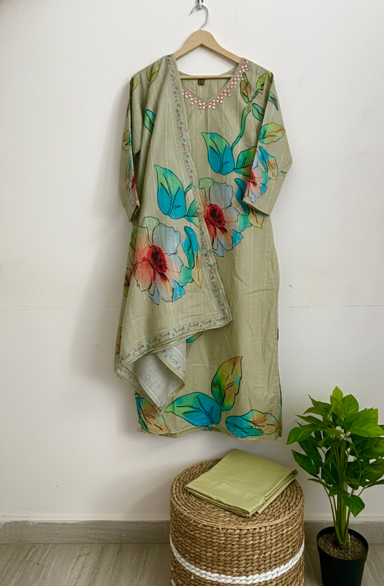 Women kurti set with duppata