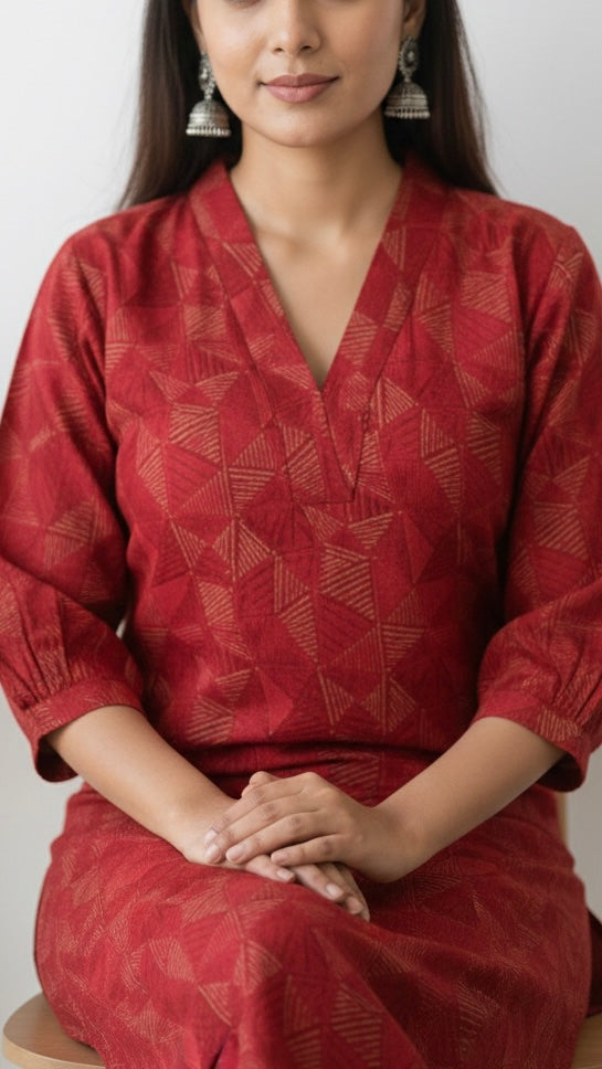 Women kurta with pant set/coord set